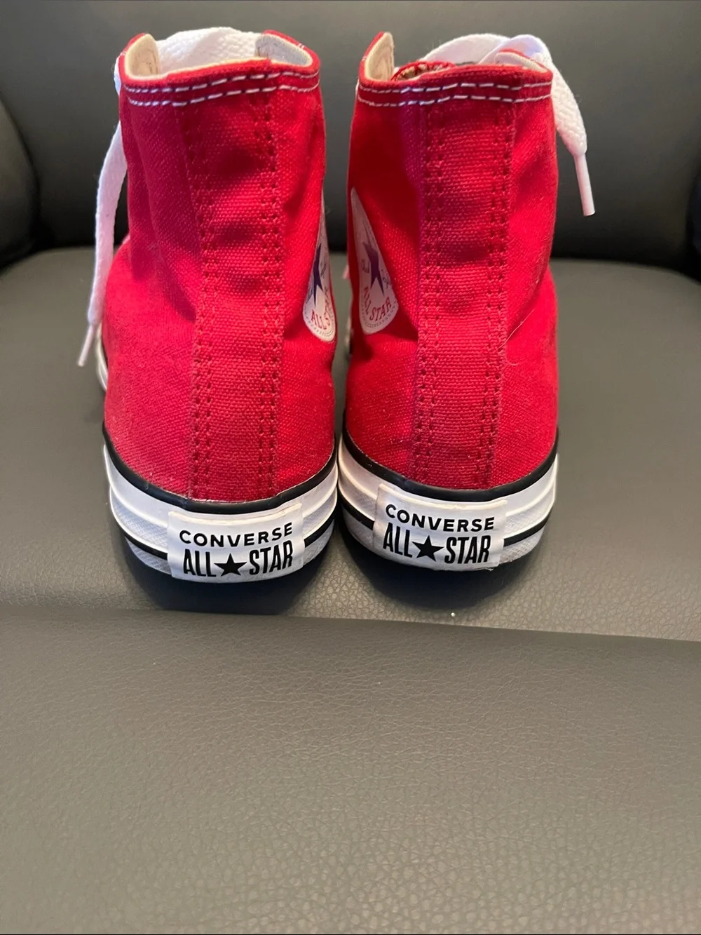 Converse Red High Top Chuck Taylor Sneakers